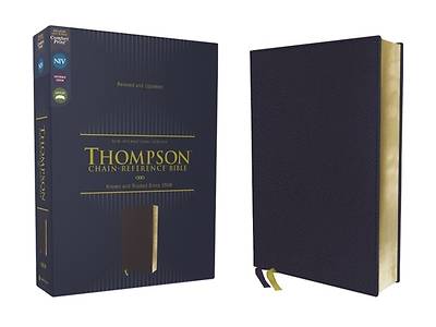 Picture of Niv, Thompson Chain-Reference Bible, Leathersoft, Navy, Red Letter, Comfort Print
