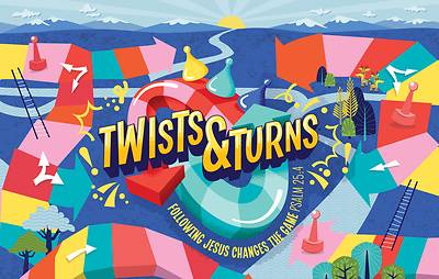 Picture of Vacation Bible School VBS 2023 Twists & Turns Postcards PK50