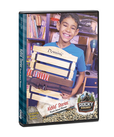 Picture of Vacation Bible School VBS 2021 Rocky Railway KidVid Stories Trust Jesus Power DVD