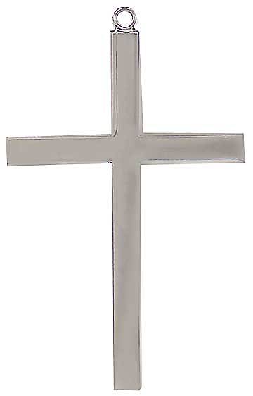Picture of Choir Silver Finish Cross Necklace with 36" Black Cord