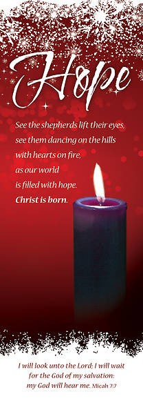 Picture of Hope Advent Week 1 Banner 2 x 6 Vinyl