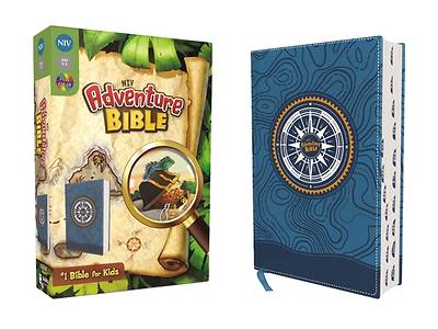 Picture of Niv, Adventure Bible, Leathersoft, Blue, Full Color, Thumb Indexed Tabs