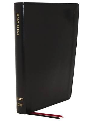 Picture of Net Bible, Thinline, Leathersoft, Black, Comfort Print