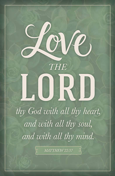 Picture of Love the Lord General Regular Size Bulletin