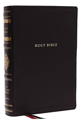 Picture of Nkjv, Wide-Margin Reference Bible, Sovereign Collection, Genuine Leather, Black, Red Letter, Comfort Print