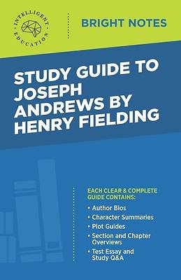 Picture of Study Guide to Joseph Andrews by Henry Fielding