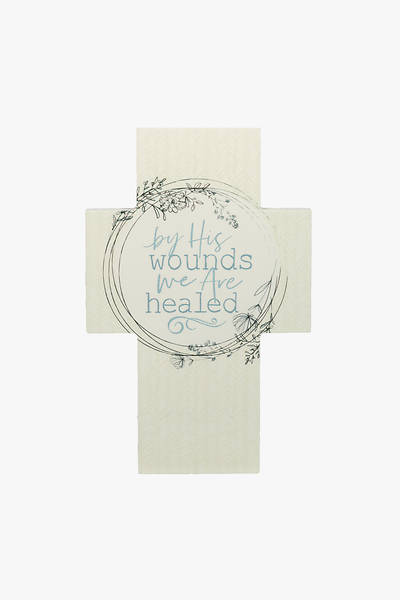 Picture of By His Wounds We Are Healed Cross