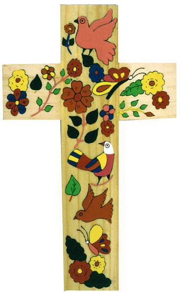 Picture of Flowered Cross of Hope 6"