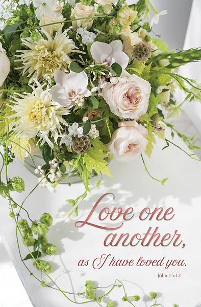 Picture of Love One Another Wedding Regular Size Bulletin