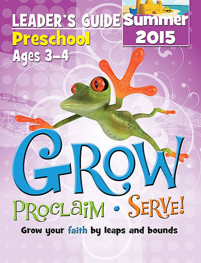 Picture of Grow, Proclaim, Serve! Preschool Leader's Guide Summer 2015 - Download Version