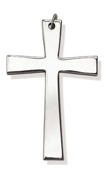 Picture of SILVERPLATE CONTEMPORARY LATIN CLERGY CROSS
