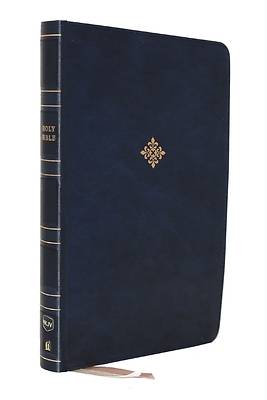 Picture of Nkjv, Thinline Reference Bible, Leathersoft, Blue, Red Letter Edition, Comfort Print