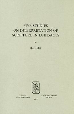 Picture of Five Studies on the Interpretation of Scripture in Luke-Acts
