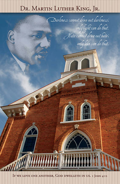 Picture of Martin Luther King Jr. Bulletin Regular 1 John 4:12