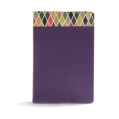 Picture of CSB Rainbow Study Bible, Purple Leathertouch