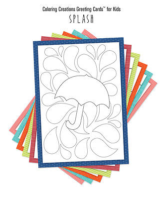 Picture of Coloring Creations Greeting Cards(tm) for Kids - Splash