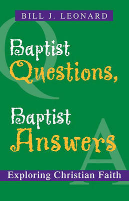 Picture of Baptist Questions, Baptist Answers