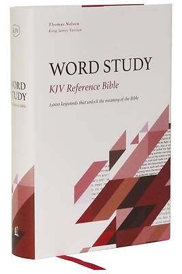 Picture of Kjv, Word Study Reference Bible, Hardcover, Red Letter, Comfort Print