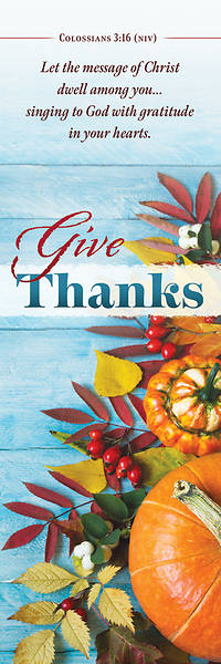 Picture of Give Thanks Thanksgiving Bookmark
