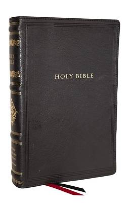 Picture of RSV Personal Size Bible with Cross References, Black Leathersoft, (Sovereign Collection)