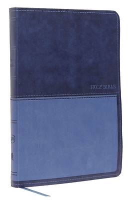 Picture of Kjv, Value Thinline Bible, Large Print, Leathersoft, Blue, Red Letter Edition, Comfort Print