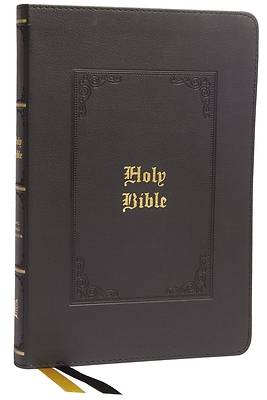 Picture of Kjv, Thinline Large Print Bible, Vintage Series, Leathersoft, Black, Red Letter, Comfort Print