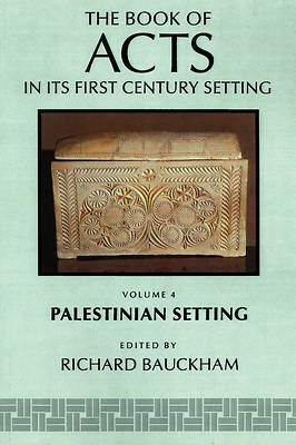 Picture of The Book of Acts in Its Palestinian Setting