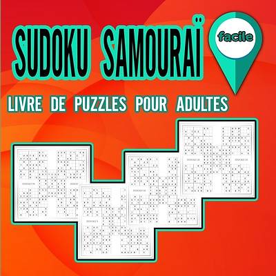 Picture of Livre de puzzles Sudoku Samouraï pour adultes faciles