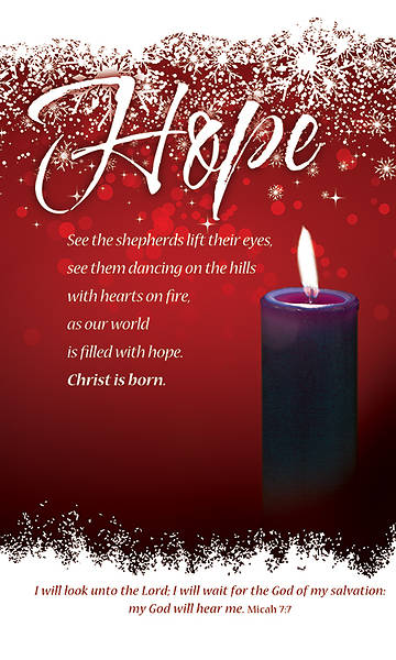 Picture of Hope Advent Week 1 Banner 3 x 5 Fabric