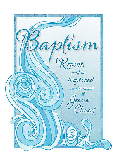 Picture of Baptism Certificate - Act 2:38 (NIV) - Package of 6