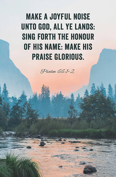 Picture of Make His Praise Glorious General Regular Size Bulletin