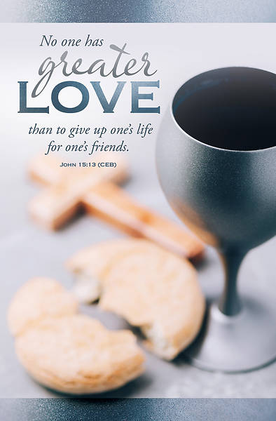 Picture of No One Greater Love Communion Regular Size Bulletin