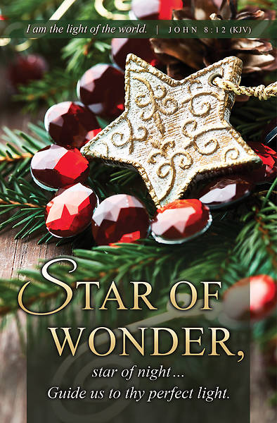 Picture of Star of Wonder, Star of Night Christmas Bulletin