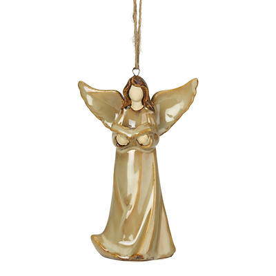 Picture of Ceramic Angel Ornament  Holding A Book