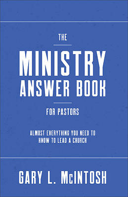 Picture of The Ministry Answer Book for Pastors