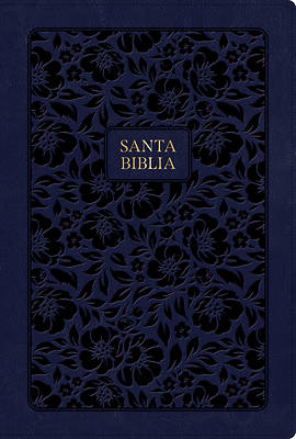 Picture of Rvr 1960 Biblia Letra Grande Tamaño Manual Edición Especial, Azul Marino, Símil Piel