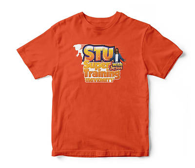 Picture of Vacation Bible School (VBS) 2019 Super Training University T-shirt Orange Adult Large
