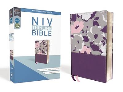 Picture of NIV Thinline Bible, Imitation Leather, Purple, Red Letter Edition