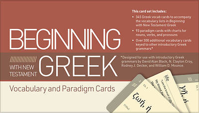 Picture of Beginning with New Testament Greek Vocabulary and Paradigm Cards