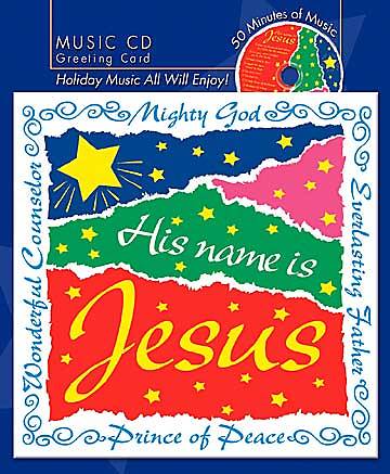 Picture of His Name is Jesus Christmas Card/CD - Kim Thompson