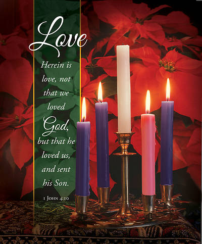 Picture of Love Herein is Love Advent Legal Size Bulletin