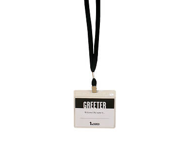 Picture of Black Name Badge/Lanyard Combo