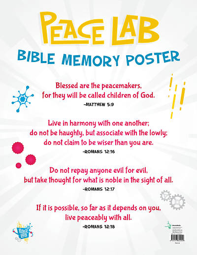 Picture of Vacation Bible School (VBS) 2018 Peace Lab: Memory Verse Poster