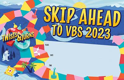 Picture of Vacation Bible School VBS 2023 Twists & Turns Window Signs PK5