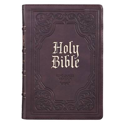 Picture of KJV Bible Giant Print Full Size Dark Brown