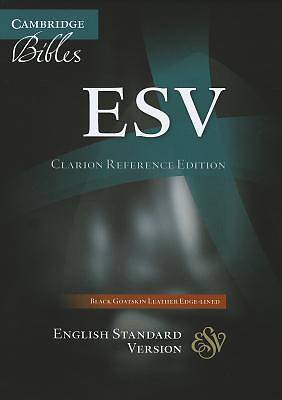 Picture of ESV Clarion Reference Black Goatskin Es486