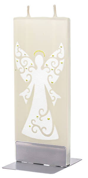 Picture of Handmade Flat Candle Angel Gold