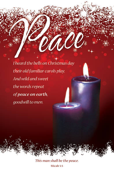 Picture of Peace Advent Week 2 Regular Size Bulletin