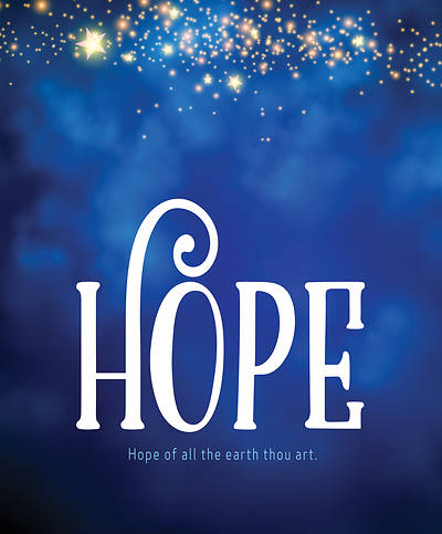 Picture of Hope Night Sky Advent Bulletin, Large (Pkg of 50)
