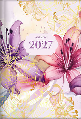 The Treasure of Wisdom - 2027 Daily Agenda - Lilies & Gold